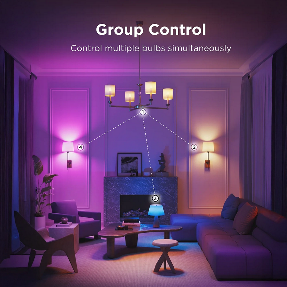 Govee E14 Smart LED Bulb | 2-Pack